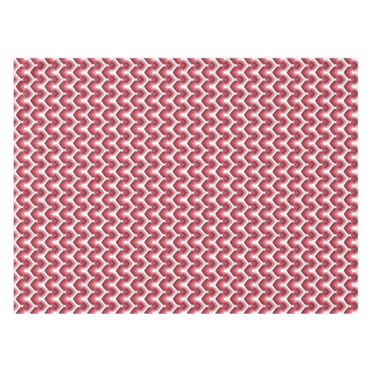 Nappe Bold Retro Modern Motif in Pinks (Devant (Horizontal))