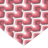 Nappe Bold Retro Modern Motif in Pinks (Angle)