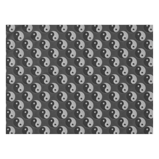 Nappe Bold Yin Yang en fibre de carbone style d'impressi (Devant (Horizontal))