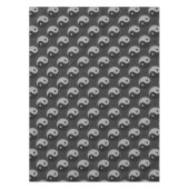 Nappe Bold Yin Yang en fibre de carbone style d'impressi (Devant)