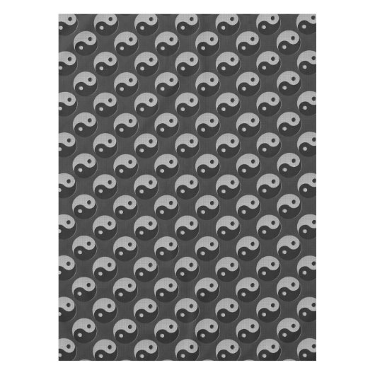 Nappe Bold Yin Yang en fibre de carbone style d'impressi (Devant)