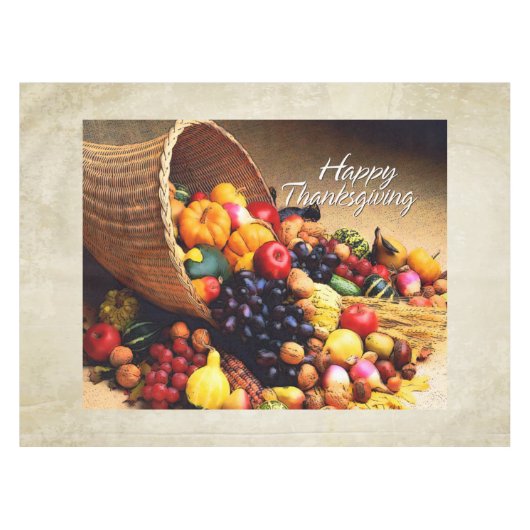 Nappe Bon thanksgiving 12 Options (Devant (Horizontal))