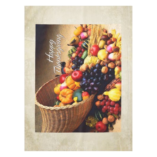 Nappe Bon thanksgiving 12 Options (Devant)