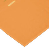 Nappe Bon thanksgiving couleurs automnales citrouille (Angle)