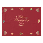 Nappe Bon thanksgiving customisé Automne automne (Devant (Horizontal))