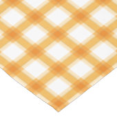 Nappe Bon thanksgiving Fall Orange Plaid Nom de famille (Angle)