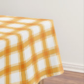 Nappe Bon thanksgiving Fall Orange Plaid Nom de famille (In Situ)