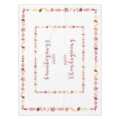 Nappe Bon thanksgiving Table Tissu Feuilles automnales (Devant)