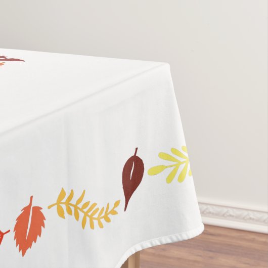 Nappe Bon thanksgiving Table Tissu Feuilles automnales (In Situ)