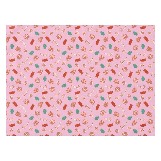 Nappe Bonbons de Noël - rose (Devant (Horizontal))