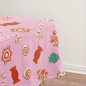 Nappe Bonbons de Noël - rose (In Situ)