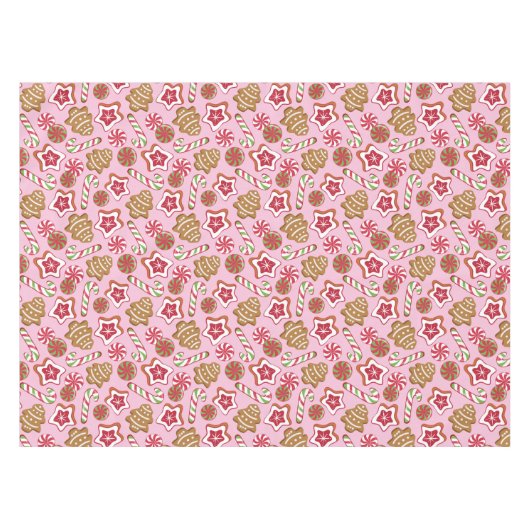 Nappe Bonbons de Noël - rose (Devant (Horizontal))