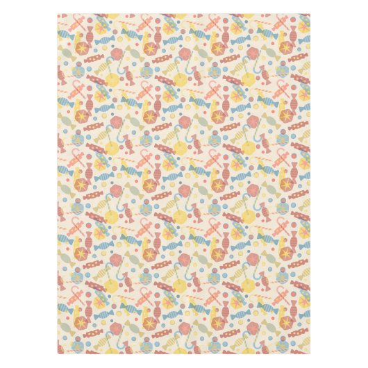 Nappe Bonbons et motif de sucrerie (Devant)