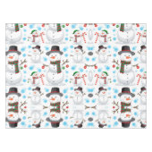 Nappe Bonhomme de neige de Noël (Devant (Horizontal))