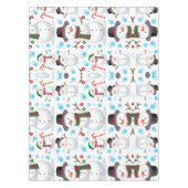 Nappe Bonhomme de neige de Noël (Devant)