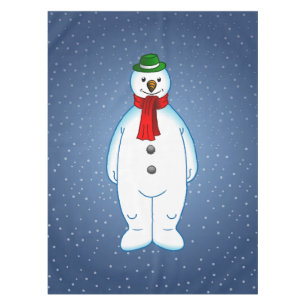 Nappe Bonhomme de neige joyeux