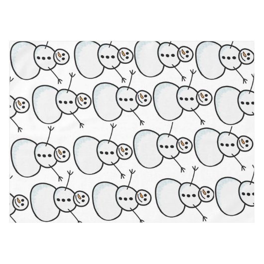 Nappe Bonhommes de neige (Devant (Horizontal))