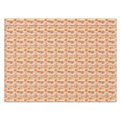 Nappe Bonjour Automne Patchwork Rustique Feuilles Orange (Devant (Horizontal))