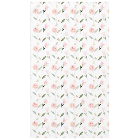 Nappe Bonjour belle aquarelle florale (Devant)