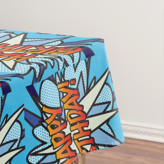 Nappe BONJOUR D'ANNIVERSAIRE amusant Retro Comic Book (In Situ)