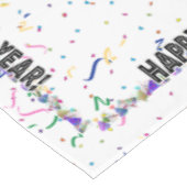 Nappe Bonne année - Confetti et Casquettes de fête (Angle)