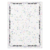 Nappe Bonne année - Confetti et Casquettes de fête (Devant)