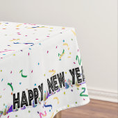 Nappe Bonne année - Confetti et Casquettes de fête (In Situ)