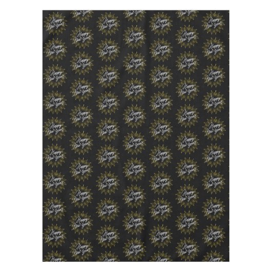 NAPPE BONNE ANNÉE DE FEU D'OR (Devant)