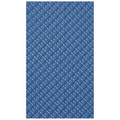 Nappe Bonne année - Lunettes de champagne et horloge (Devant)