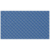 Nappe Bonne année - Lunettes de champagne et horloge (Devant (Horizontal))