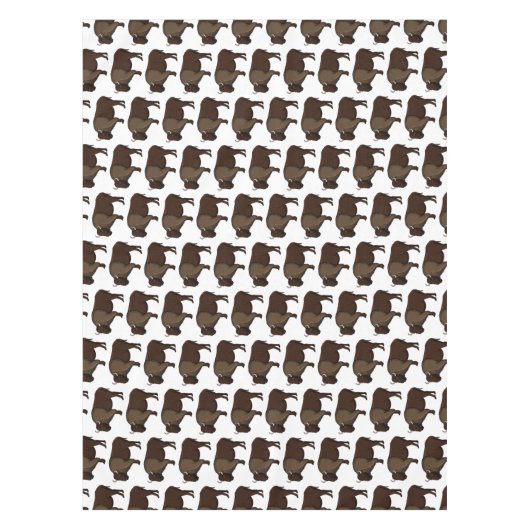 Nappe Bonne illustration de bison américain (Devant)