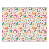 Nappe Bonne impression de fête d'anniversaire (Devant (Horizontal))