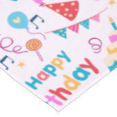 Nappe Bonne impression de gâteau d'anniversaire (Angle)