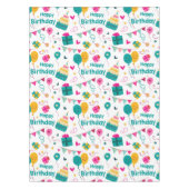 Nappe Bonne impression de gâteau d'anniversaire (Devant)