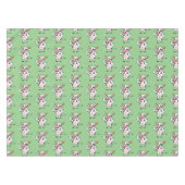 Nappe Bonne vache avec dessin animé de biberon (Devant (Horizontal))
