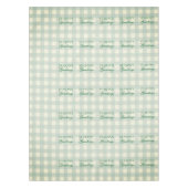 Nappe Bonnes Fêtes En vichy Noël (Devant)