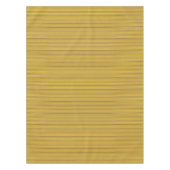 Nappe Bons rayures dorées brun (Devant)
