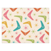 Nappe Boomerang du milieu du siècle avec Starbursts rétr (Devant (Horizontal))