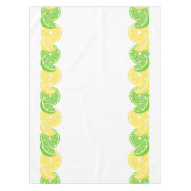 Bordure de tranche de citron et de citron vert de