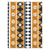 Nappe Bordure Fleur Diamant Boho Motif Floral (Devant)