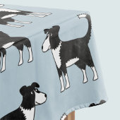 Nappe Bordure mignonne galloise Collie Cheep Chien Motif