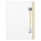 Nappe Bordure Or du logo de l'entreprise (Devant)