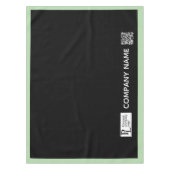 Nappe Bordure verte du logo de l'entreprise (Devant)