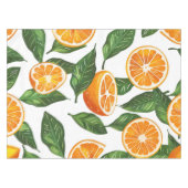 Nappe Botanical Fruit Orange Citrus Seamless Pattern (Devant (Horizontal))