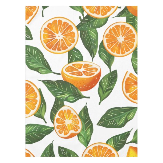 Nappe Botanical Fruit Orange Citrus Seamless Pattern (Devant)