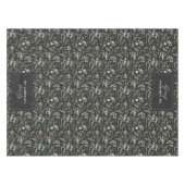Nappe Botanique noire élégante décoration de cadeau mode (Devant (Horizontal))