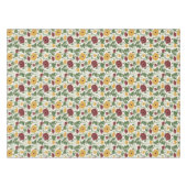 Nappe Botaniques dansantes Burgundy profond Moisson Or (Devant (Horizontal))