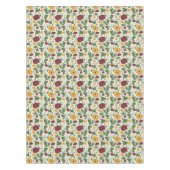 Nappe Botaniques dansantes Burgundy profond Moisson Or (Devant)