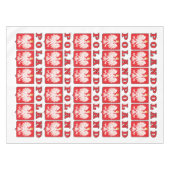 Nappe Boucliers de l'aigle polonais (Devant (Horizontal))