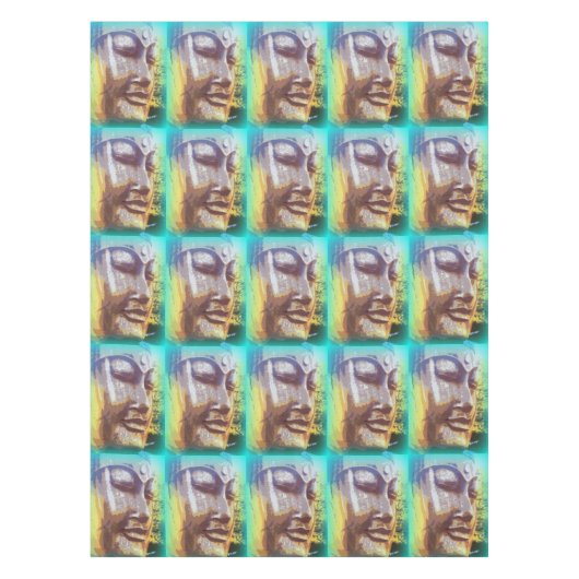 Nappe Bouddha visage vert (Devant)